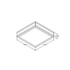 Plafon De Sobrepor Lignum 30cmx30cm Bella Italia 127v Teca