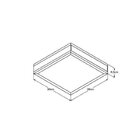 Plafon De Sobrepor Lignum 30cmx30cm Bella Italia 127v Teca