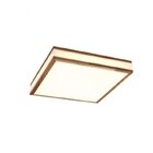 Plafon De Sobrepor Lignum 40cmx40cm Bella Italia 220v Teca