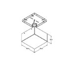 Plafon De Sobrepor Lotta 15cmx5cm Bella Italia