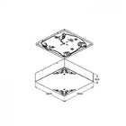 Plafon De Sobrepor Paraty 38cmx38cm Bella Italia