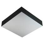 Plafon de Sobrepor Quadrado Valencia  Preto para 04 Lâmpadas Bulbo Led    E-27 -  36X36 cm