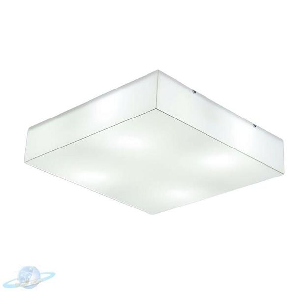 Plafon De Sobrepor Quadrado Luminária Acrílico 20x20 E27