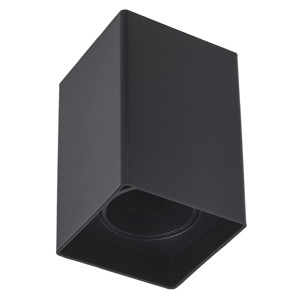 Plafon de Sobrepor Quadrado Preto High End Bronzearte