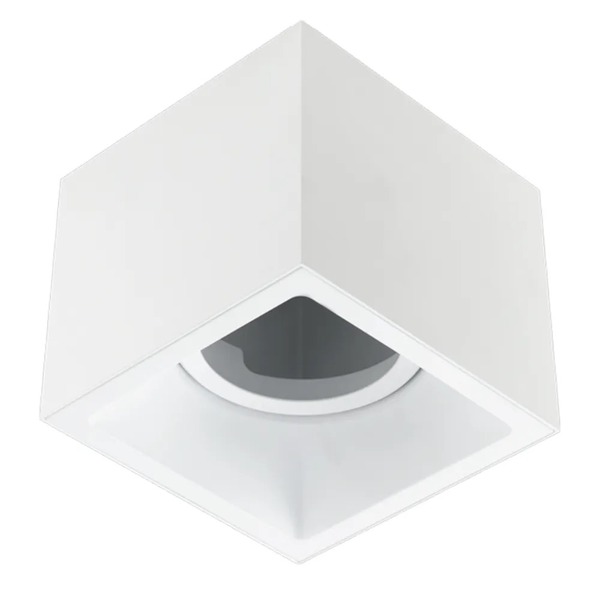 Plafon De Sobrepor Recuado Direcionável Square Out Ar111 Bran