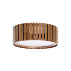 Plafon De Sobrepor Redondo De Madeira 41cm Imbuia 269.03