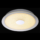 Plafon De Sobrepor Redondo Vidro Transparente 40cm Led 18w 30