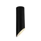 Plafon Dicróica Simples Bela Tubular Preto 45x7,5cm