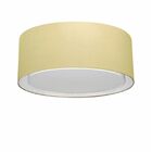 Plafon Duplo Cilíndrico Md-3036 Cúpula Em Tecido 50x25cm Algo