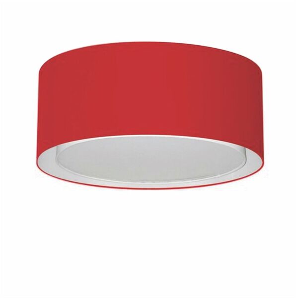 Plafon Duplo Cilíndrico Md-3036 Cúpula Em Tecido 50x25cm Bord