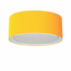 Plafon Duplo Cilíndrico Md-3036 Cúpula Em Tecido 50x25cm Lara