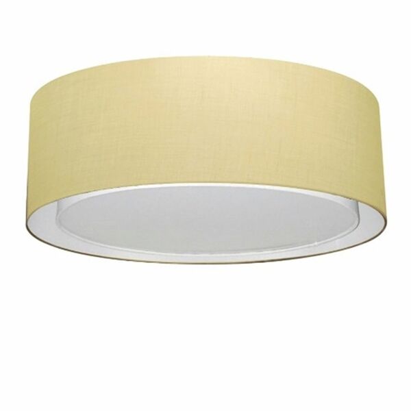 Plafon Duplo Cilíndrico Md-3038 Cúpula Em Tecido 80x30cm Algo