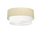 Plafon Duplo Cilíndrico Vivare Md-3017 Cúpula Em Tecido 50x40