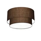 Plafon Duplo Cilíndrico Vivare Md-3045 Cúpula Em Tecido 40x35