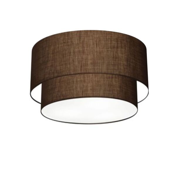 Plafon Duplo Cilíndrico Vivare Md-3045 Cúpula Em Tecido 40x35