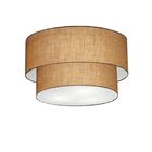 Plafon Duplo Cilíndrico Vivare Md-3045 Cúpula Em Tecido 40x35