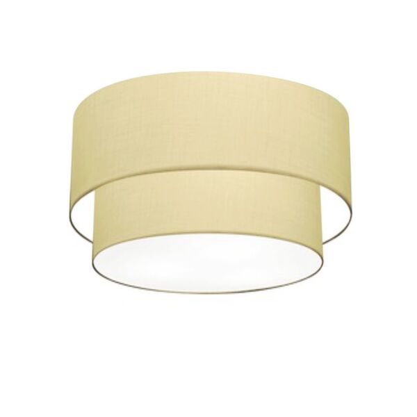 Plafon Duplo Cilíndrico Vivare Md-3045 Cúpula Em Tecido 40x35