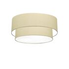 Plafon Duplo Cilíndrico Vivare Md-3062 Cúpula Em Tecido 45x40