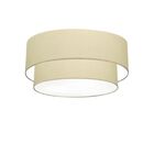 Plafon Duplo Cilíndrico Vivare Md-3062 Cúpula Em Tecido 45x40