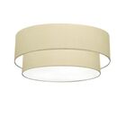 Plafon Duplo Cilíndrico Vivare Md-3063 Cúpula Em Tecido 55x50