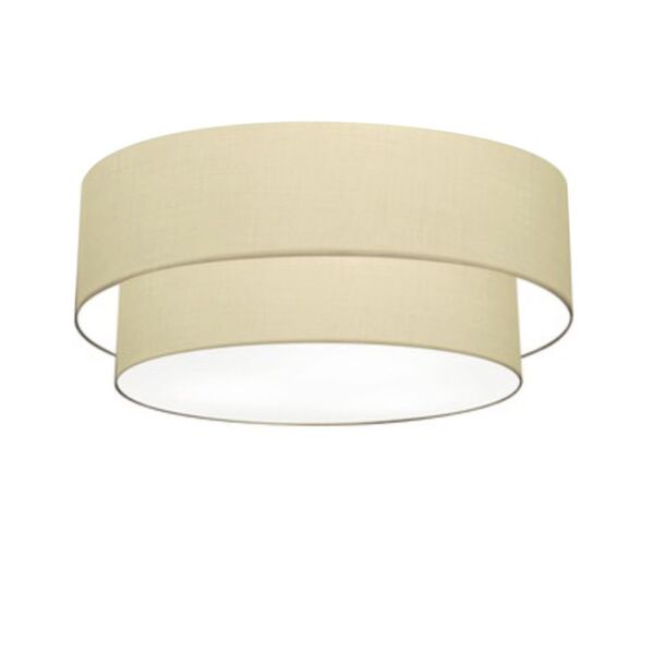 Plafon Duplo Cilíndrico Vivare Md-3064 Cúpula Em Tecido 70x60