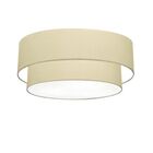 Plafon Duplo Cilíndrico Vivare Md-3064 Cúpula Em Tecido 70x60