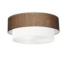 Plafon Duplo Cilíndrico Vivare Md-3064 Cúpula Em Tecido 70x60