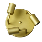 Plafon E27 Metal 1603 3L Dourado Fosco Pantoja