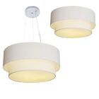 Plafon E Pendente Duplo Cilíndrico Vivare Md- 3017 E Md-4061