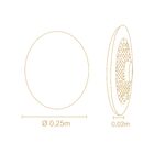 Plafon Eclipse Diâmetro 25cm - Branco - Placa de LED Branca 6