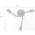 Plafon Em Alumínio Aranha Bivolt Emalustres Cobre