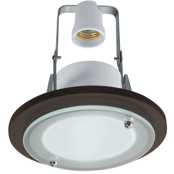 Plafon Embutir Marea 1xe27 Tabaco Madelustre 0953ta