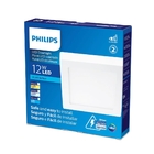 Plafon Embutir Philips Quadrado 12w  Br Fria 6500k Bv 17x17