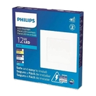 Plafon Embutir Philips Quadrado 12w  Br Fria 6500k Bv 17x17