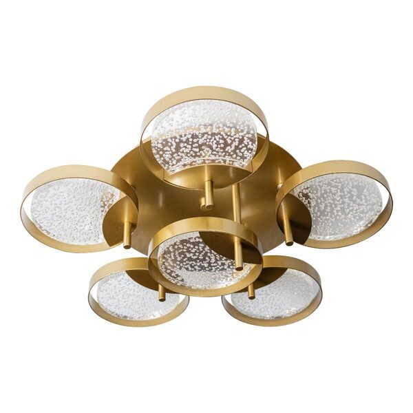 Plafon Emma Ouro Fosco 6x Led 4w 2700k  Lt011- Mg Starlux St2