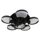 Plafon Emma Preto Fosco 6x Led 4w 2700k  Lt011- Bk Starlux St