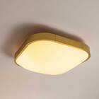 Plafon Enzo Ouro Quadrado P/ 2 Led E27 30cm Starlux Zr075 St1