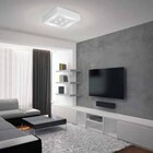 Plafon Focus Branco 4xe27 + 4xmr16 - Usina Iluminação