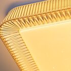 Plafon Gael Branco E Ambar Zm007 Led 36w Efeito Estrelado Sta