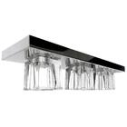 Plafon Gelo Transparente /3 7013 Cromado