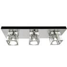 Plafon Gelo Transparente /3 7013 Cromado
