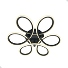 Plafon Girassol 28w Led 3000k Bivolt Preto Preto