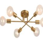 Plafon Hashteg 6xe27 D65x20cm Dourado