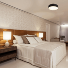 Plafon Ibiza Preto 3 Lampadas Tualux