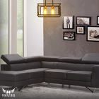 Plafon Infinity cor Preto com Acabamento Cobre para 2 E27