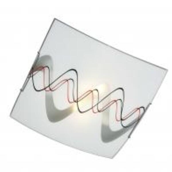 Plafon Ipanema 2 Luzes E27 60w 30x30cm Qd (não Inclusa)