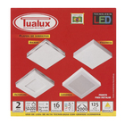 Plafon LED 16W Luz Amarela Bilbão Tualux