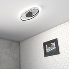 Plafon LED 44W Preto Alumínio Arc Quality