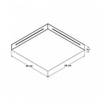 Plafon Led 48cmx48cm 6000k Lontana Bella Italia 220v Branco