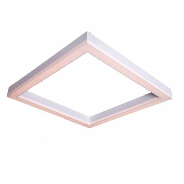 Plafon Led 57cmx57cm 3000k Squadra Bella Italia 220v Branco